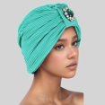 thumbnail image 3 of SUNSIOM Turbans pour Femmes Design Strass Décontracté Élégant Tête Tressée Turbans, 3 of 5
