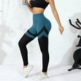 thumbnail image 4 of UngA Anti Cellulite Leggings, High Waisted Butt Lifting Tummy Control Training for Gym Workout Womens Leggings Blue,L, 4 of 7