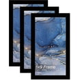 thumbnail image 1 of 5x9 Picture Frame Set of 3, Black Frame for 5 x 9 Inch Picture Poster Photo, Light Weight and High Transparent 5 by 9 Frame for Wall - 3 Pack/Black/5"x9", 1 of 6