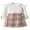 White, variant on Wassery Kids Girl 2 Piece Skirt Outfit 18M 24M 3T 4T 5T 6T Toddler Fall Clothes Ruffles Long Sleeve Shirt and Plaid Shorts Skirt