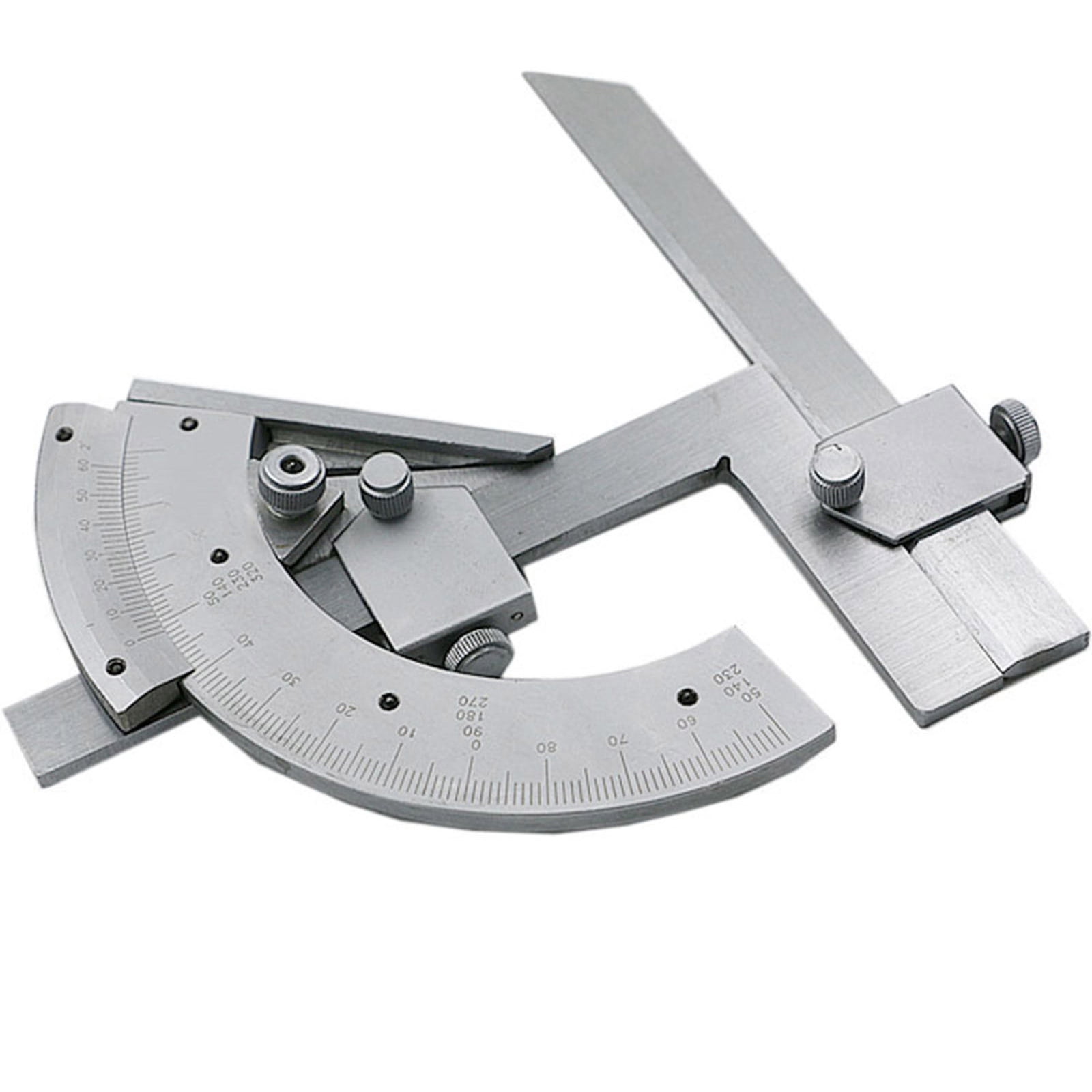 0-320° Angles Measuring Rulers Vernier Bevel Protractor Measurement Instrument for Woodworking Angles Finder Rulers Tool