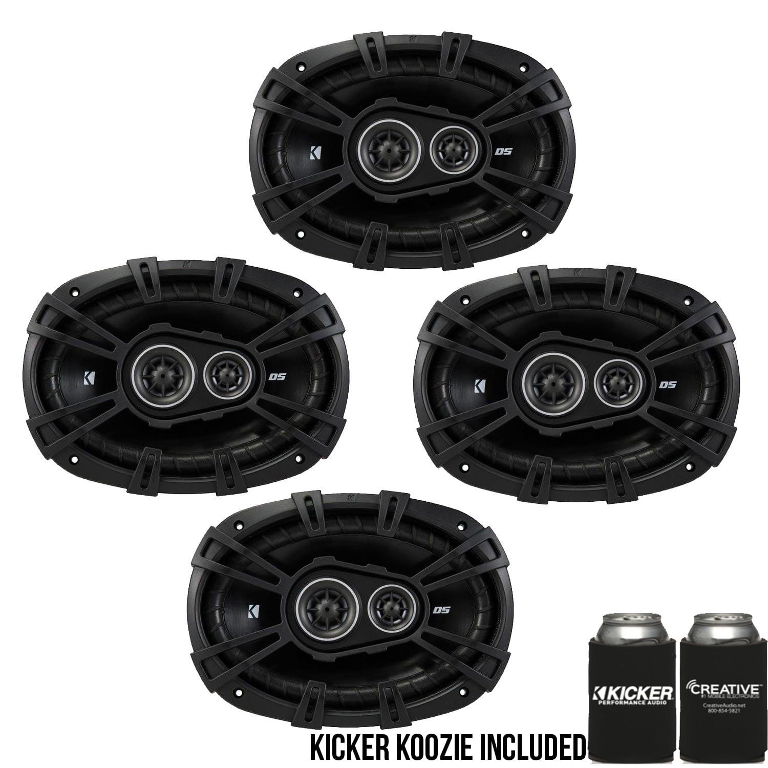 2 Kicker 43DSC69304 DSC6930 6x9 Car Speakers+2 43DSC3504 DSC350 3.5" Speakers 