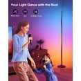 thumbnail image 5 of Outon 65” 4-Light RGB Corner Floor Lamp Remote Control and Bluetooth Connectivity, 5 of 9