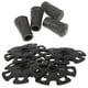 thumbnail image 4 of 4pcs Reemplazo de Goma Snowflake Snow Basket + Senderismo Trekking Poles Cap, 4 of 9