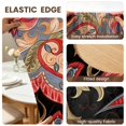 ARTSLION Elastic Tablecloth For Oval Tables, Waterproof Tablecover For ...