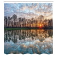 thumbnail image 3 of Ambesonne Colorful Shower Curtain, Boho Sunset, 69"Wx84"L, Multicolor, 3 of 5
