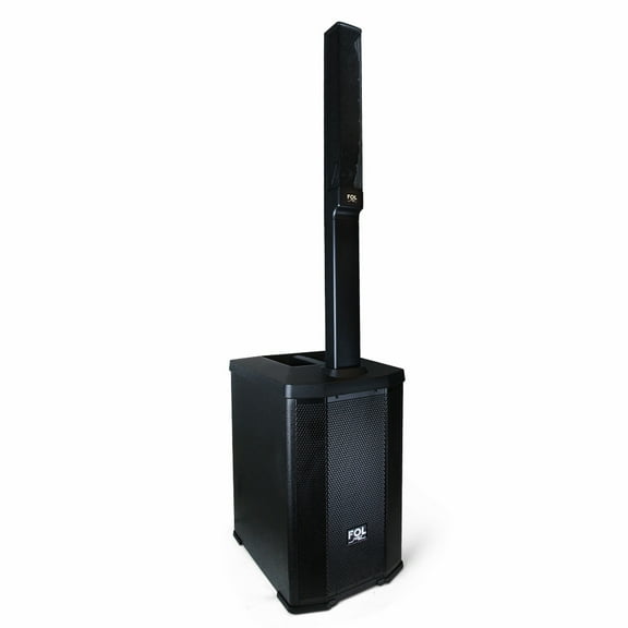 Bocina Torre De Sonido Fol TWS 2 Micrófonos Inalambricos FS-T900