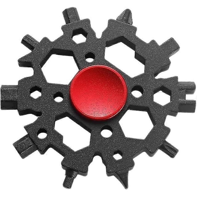 Snow flake Multitool 22-in-1 Carbon Steel Standard Snowflake Multitool, Snowflake Wrench Gifts For Men