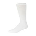 thumbnail image 4 of 3 Pairs of Big and Tall Diabetic Cotton Neuropathy Crew Socks (White, Sock Size 13-16), 4 of 7