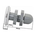 thumbnail image 3 of MesaSe Durable Plastic Shower Door Slide Rail Bathroom Glass Replacement Parts (20mm), 3 of 5