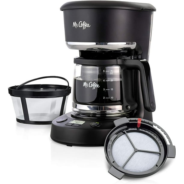 Mr. Coffee 5 Taza Programable 25 oz. Mini, Prepare Now or La Mr. Coffee Mr. Coffee