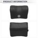 thumbnail image 4 of Almohada para reposacabezas de automóvil Unique Bargains, ergonómica y cómoda, soporte para cuello, cuero Nappa y espuma de memoria, ancho ajustable, negro, 1 Pcs para conducción y viajes, 4 of 7
