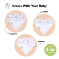 thumbnail image 3 of Baberos tipo bandana para bebés KeaBabies de algodón orgánico, paquete de 8, 3 of 9