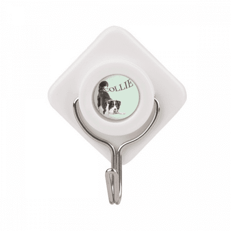 

Border Collie Farm Pet Art Deco Fashion Adhesive Wall Hooks Hanging Self Sticky