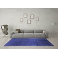 thumbnail image 3 of Ahgly Company Indoor Rectangle Oriental Blue Industrial Area Rugs, 6' x 9', 3 of 4