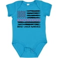 thumbnail image 3 of Inktastic Breast Cancer Awareness Pink Ribbons and Flag Boys or Girls Baby Bodysuit, 3 of 5