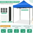 thumbnail image 2 of SANOPY 6x6 Ft Heavy Duty Canopy Tent,Pop up Commercial Tent, Outdoor Party Camping Tent,with Carry Bag,Blue, 2 of 8