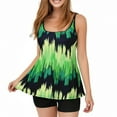 thumbnail image 5 of qelini Triangle Bikini Set for Women High Waist Swimsuits Hawaiian Print Swimwear Summer Vocation, 5 of 6