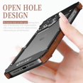 thumbnail image 5 of Funda para iPhone 14 Plus, protección contra caídas, aluminio, metal, madera, parachoques, marco, cubierta, a prueba de golpes, protección contra caídas, a prueba de golpes, 5 of 5