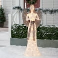 Holiday Time Lightup Outdoor Glitter Angel Decoration, 60"