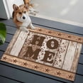 thumbnail image 3 of Entryway Rug 2'x3', Vintage Farmhouse Small Rug for Kitchen Bathroom Door Mat Indoor Entrance, Retro Home Text Country Star Wooden Non-Slip Area Rugs Floor Mats Carpet Front Door Rugs, 3 of 8