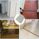 thumbnail image 5 of Tira de transición de piso Tira de cubierta de piso para despegar y pegar Carpeta de juntas Tira de conexión de espacio de puerta, 5 of 5