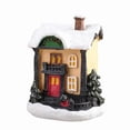 thumbnail image 1 of NEW Resin House Great For Christmas Decor Handcrafted Miniature Landscape Ornament Trending Resin House Ornament Gift, 1 of 5