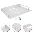 thumbnail image 2 of Miangastore STB Box Aluminum Living Room STB Box Rack Simple Router Bracket for Home (White), 2 of 8