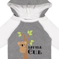thumbnail image 4 of Inktastic Koala Bear Little Cub Boys or Girls Long Sleeve Baby Bodysuit, 4 of 5