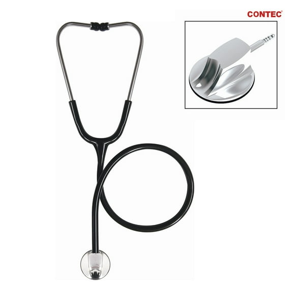 Contec Cardiology Stethoscope Single Head Heart Lung Sound Listening Doctor Nurse
