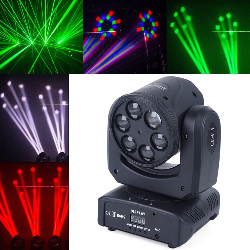 1500W 4 in 1 Bee Eye Moving Head Lamp Stage Lighting 6 LED Beam RGBW Disco Party DJ Spot Light