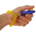 thumbnail image 2 of Pet Training Clicker with Wrist Strap - Dog Training Clickers (Black + Blue), 2 of 6