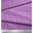 thumbnail image 3 of Soimoi Polyester Crepe Fabric Texture & Triangle Geometric Printed Fabric 1 Yard 42 Inch Wide, 3 of 3