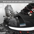 thumbnail image 3 of Steel Toe Cap Boots Men Women Work Boots Safety Trainers Lightweight Safety Shoes Non-Slip Breathable Work Shoes Puncture Proof, 3 of 7