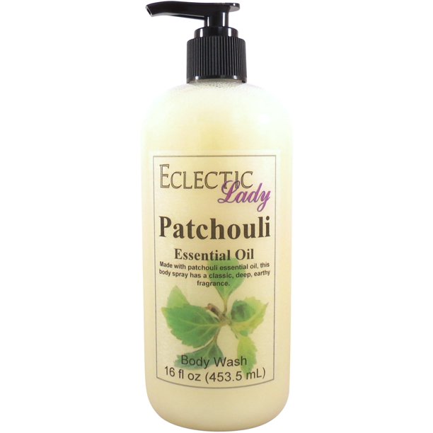 Patchouli Essential Oil Body Wash, 16 ounces