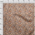 thumbnail image 3 of oneOone Velvet Orange Fabric Floral Retro Sewing Fabric By The Yard Printed Diy Clothing Sewing Supplies 58 Inch Wide, 3 of 5