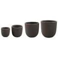 Kasamodern Modern Concrete Round Cement Planter Pot