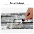 thumbnail image 6 of 12 Pcs Marble Stone Peel &amp; Stick Wall Tile for Kitchen &amp; Bathroom Backsplash - Realistic PVC, 15x30cm, Easy Apply &amp; Clean, Rental Friendly Home Decor, 6 of 17