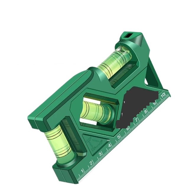 Portable Magnetic Pocket Level Gauge Mini Protractor With Metric Ruler Woodworking Level Gauge Horizontal & Vertical Measure ,Woodworking Protractor