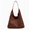 Coffee, variant on Leather Hobo bags for women suede purse slouchy tote bag brown leather purse suede hobo shoulder bag