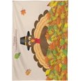 thumbnail image 2 of Dreamtimes Thanksgiving Turkey Tablecloth, Waterproof Washable Polyester Square Table Cover, Durable Tablecloth for Kitchen Dining Table Party Decor,60"X 60", 2 of 7