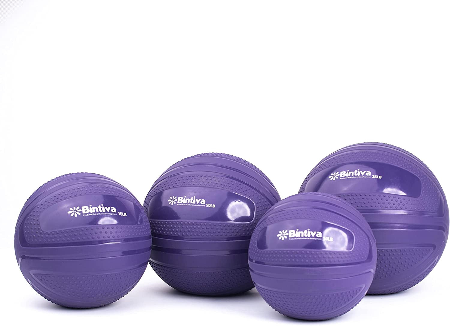 Non Bounce Slam Ball - Exercise Weighted Deadball for Workout and Fitness Routines - Medicine Dead Weight Ball