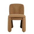 thumbnail image 2 of Breck Mid-Century Modern Curved Upholstered Dining Chair - Set of 2, 2 of 7