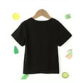 thumbnail image 2 of Girls Miss Preschool Grad Glitter Letter Print 100% Cotton T-Shirt - Loose Fit Casual Summer Tee with Stars & Hearts, Machine Washable Round Neck Top for Preschool Graduation Celebration, 2 of 6