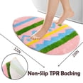 thumbnail image 3 of Easter Bathroom Rug Soft and Absorbent Spring Bathroom Decor Rug Cute Easter Eggs Rugs Non Slip Washable Bath Decor Mat Easter Rug Spring Bathroom Rug Easter Mat for Bath Bedroom Living Room 32"x20", 3 of 5