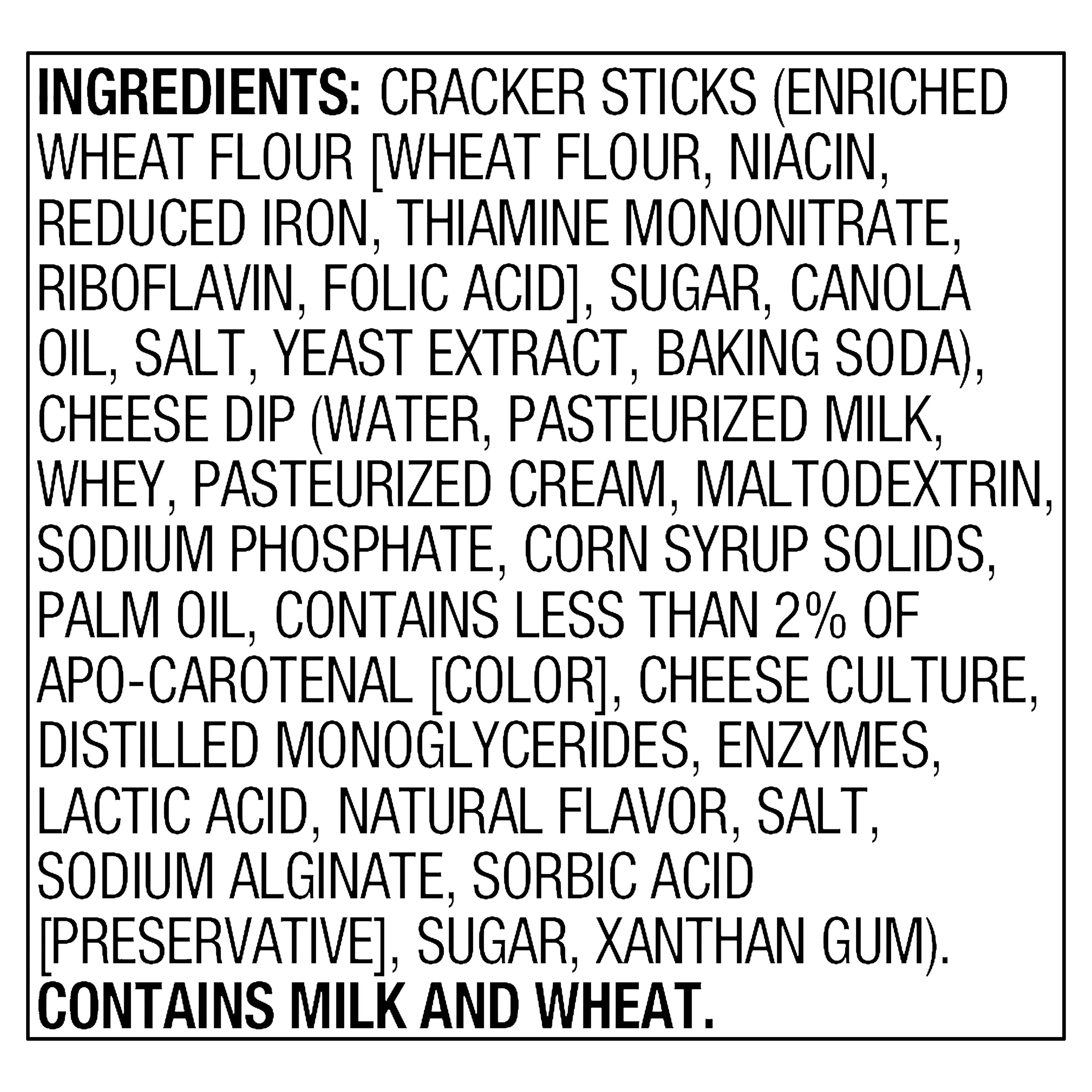 Great Value Cheese Dip & Breadsticks Snacks, 1 oz, 5 Count