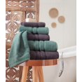 thumbnail image 6 of Veteran Textile Towels - 6 Pieces-100% Turkish Cotton - Luxury Towel Set for Bathroom & Kitchen, 2 Bath Towels, 2 Hand Towels & 2 WashCloths ( Valued $79.99 ) (Dark Green ), 6 of 9