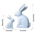 thumbnail image 3 of HCTSHG Rabbit Garden Statue,Outdoor Standing Bunny Sculpture,Lawn and Garden Decor,Easter Standing Bunny Ornament for Home,Living Room,Bedroom,Light Decoration, 3 of 5