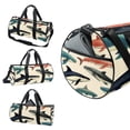 thumbnail image 3 of Whale Luggage Bag, Basketball Bag, Soccer Bag, Weekender Bag: 17.7-Inch Sports Bag with Interior Zipper Pocket and Large Capacity, 3 of 6