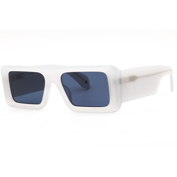 Off-White OERI140 TROY 0945 55mm Rectangle Sunglasses Unisex Grey